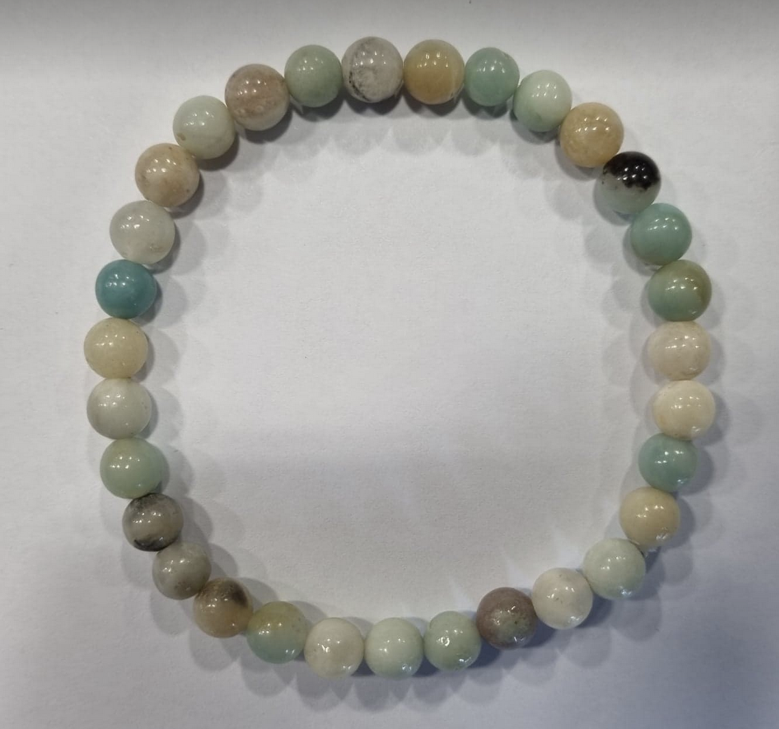 Flower Amazoniet kogelarmband