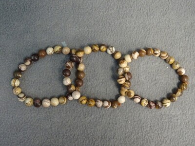Cappuccino jaspis kogelarmband
