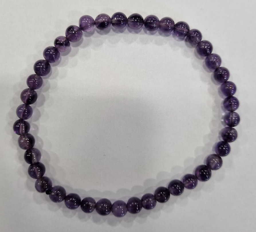 Amethist kogelarmband