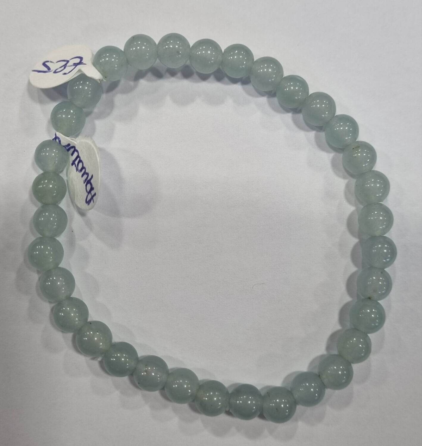 Aquatine calciet kogelarmband