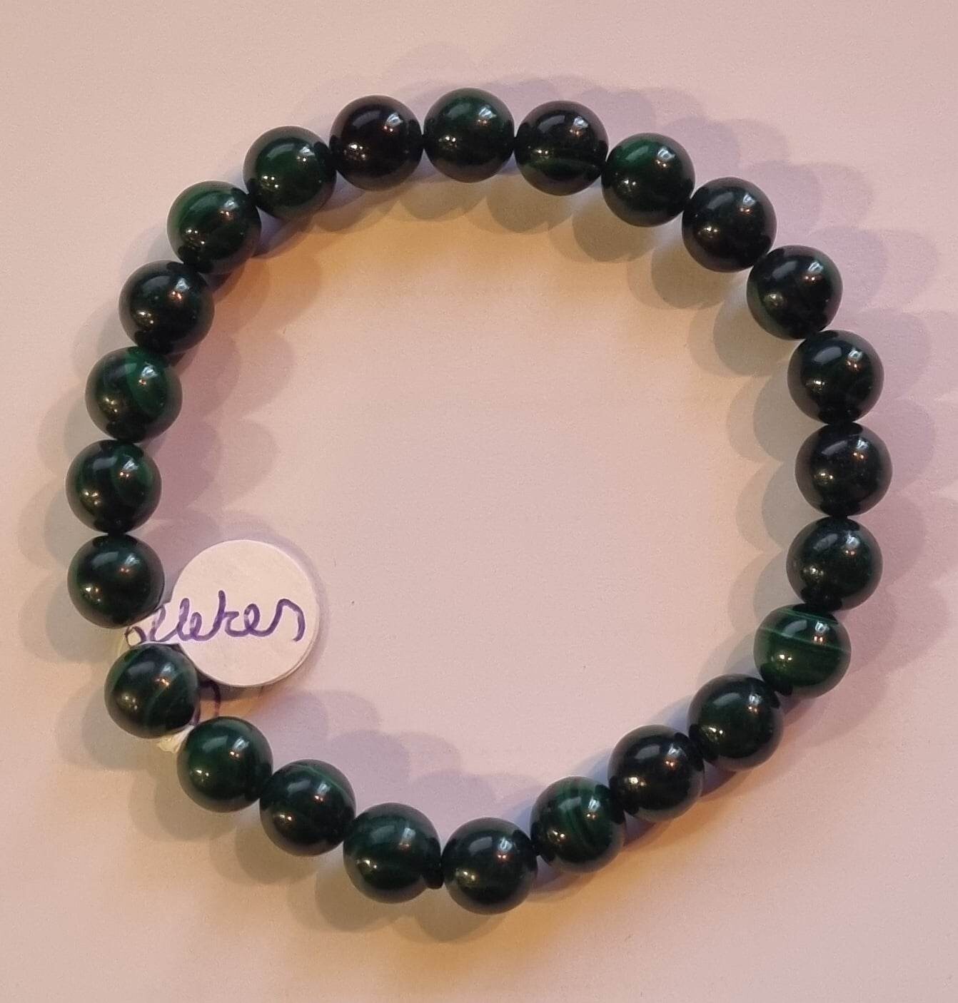 Malachiet kogelarmband