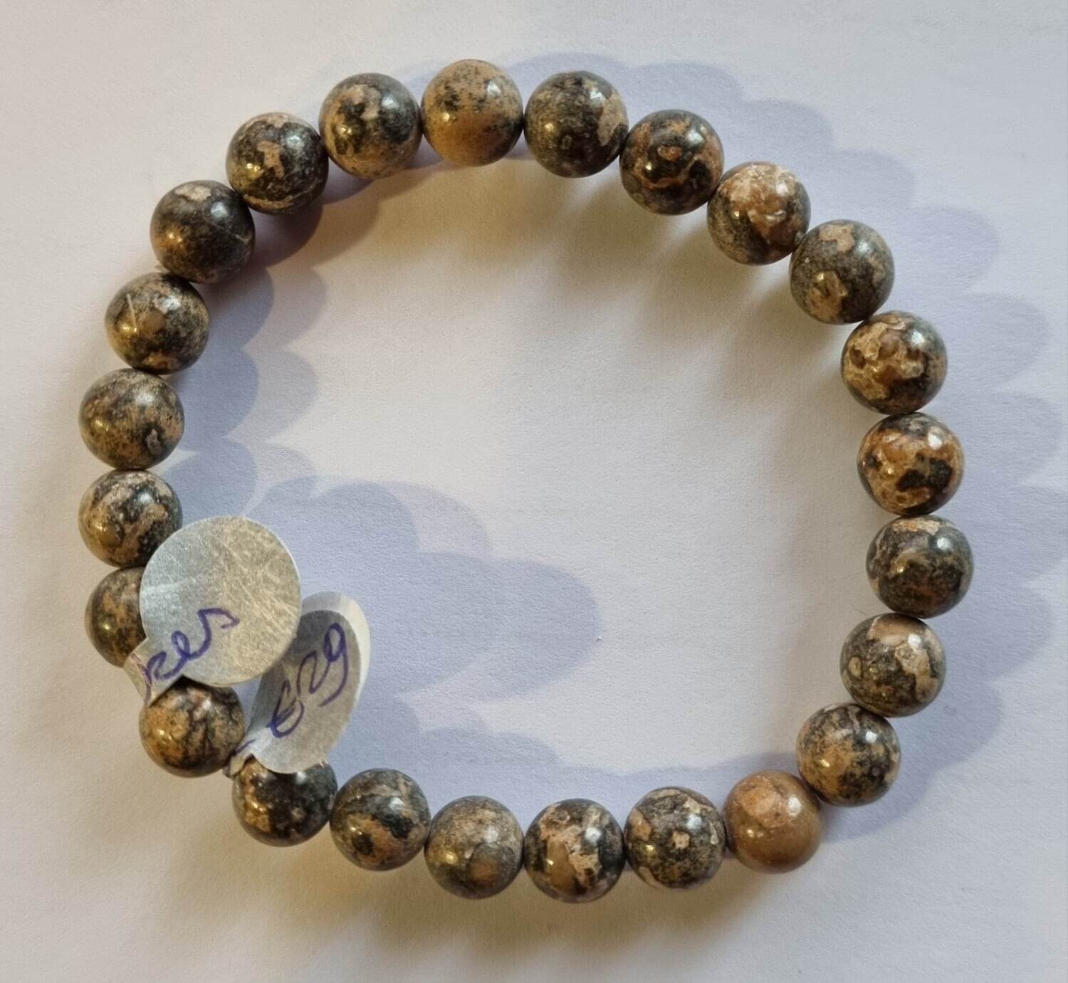 Luipaard jaspis kogelarmband