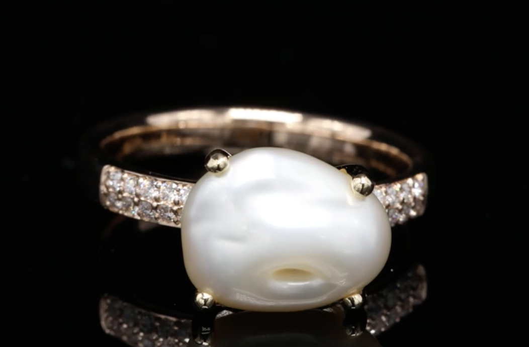 18 Kt roségouden ring