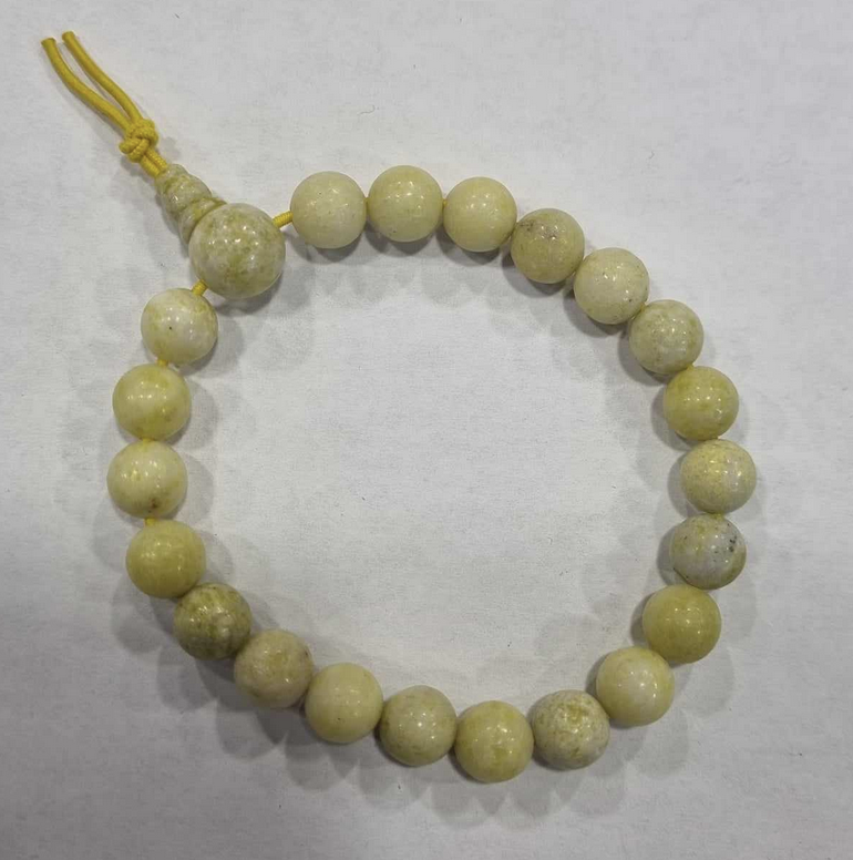 Citroen Chrysopraas kogelarmband