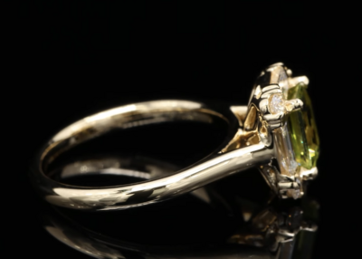 18 Kt geelgouden ring
