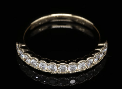 18 Kt geelgouden ring