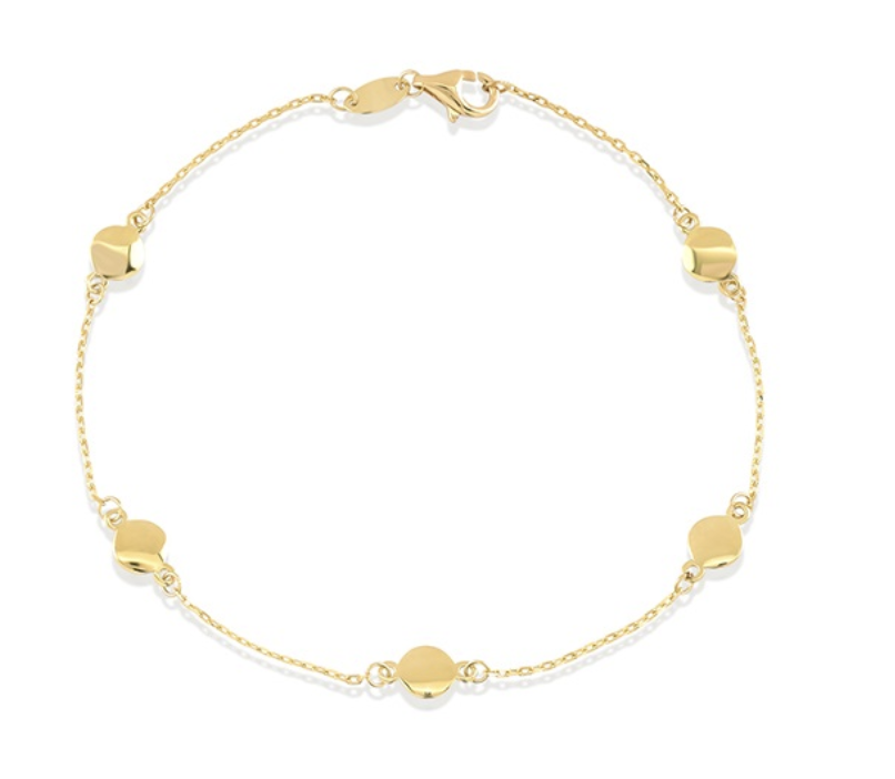 18 Kt geelgouden armband