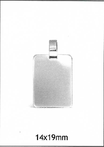Zilveren hanger