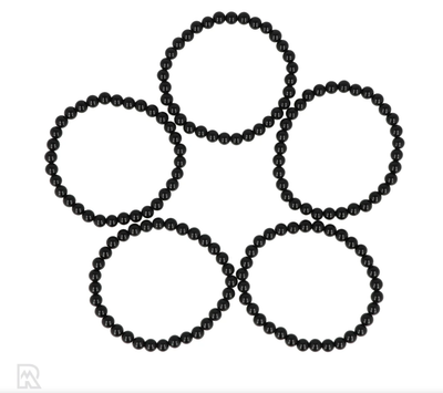 Onyx kogelarmband