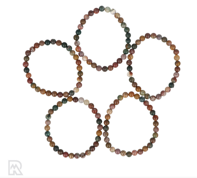 Oceaan jaspis kogelarmband