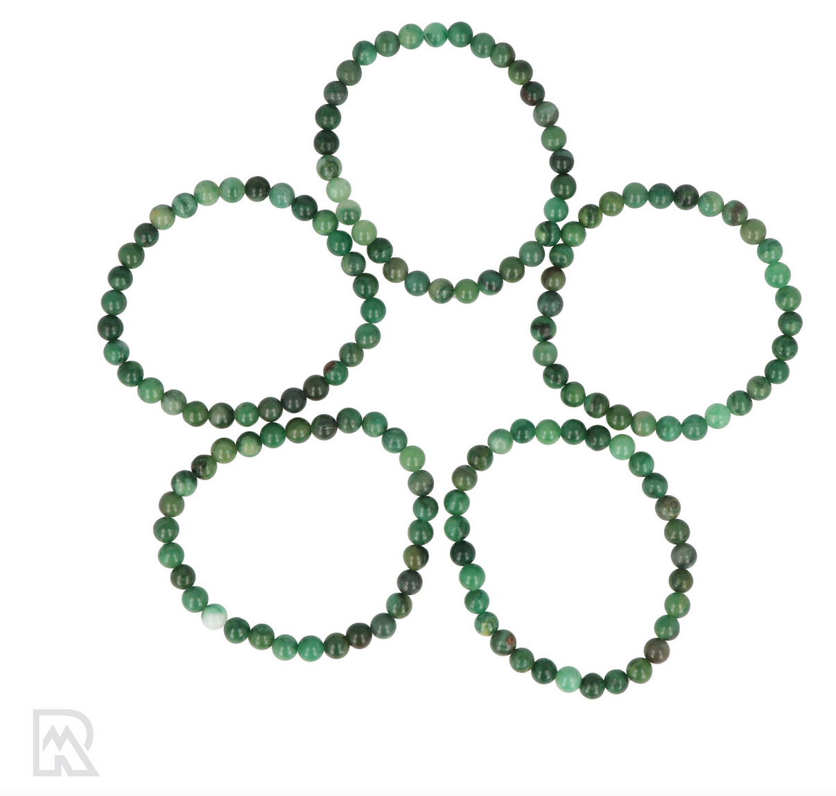 Afrikaanse jade kogelarmband
