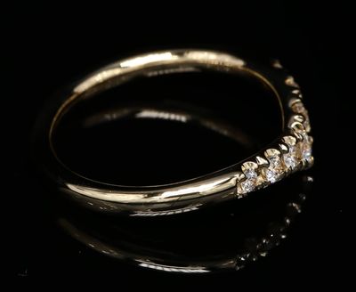 18 Kt geelgouden ring