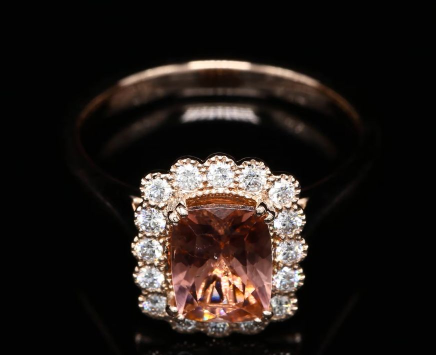 18 Kt roségouden ring
