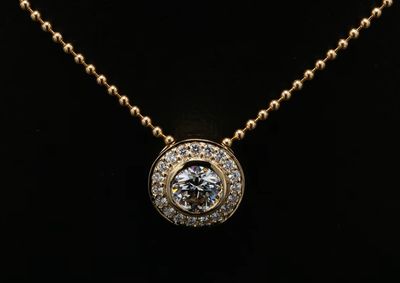 18 Kt geelgouden hanger