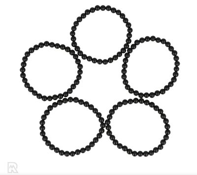 Onyx kogelarmband