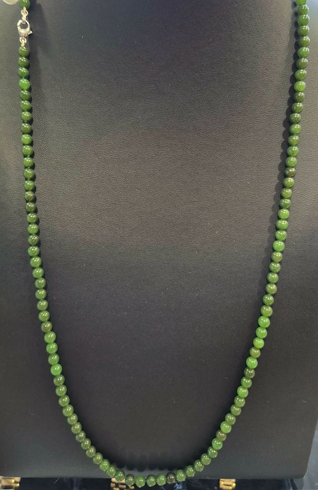 Groene jade ketting