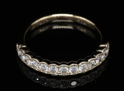 18 Kt geelgouden ring