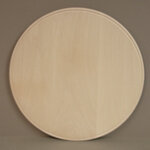 Beaded Scoop Plate - 16 Inch