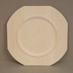 Beaded Square Plate - 12 Inch