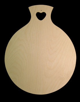 Noodle Board w/Heart Cutout