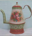 Rose Tin Coffee Pot