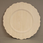 Scalloped Beaded Plate - 8 Inch