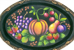 Folk Art Fruit Tray Pattern