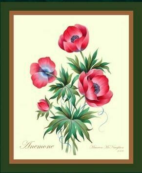 Botanical Anemone - #785