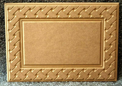 Rectangular Weave Plaque