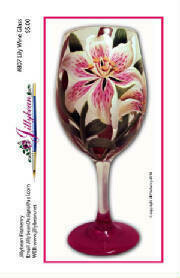 Lily Wine Glass