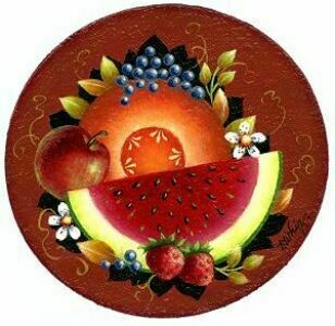 Folk Art Fruit