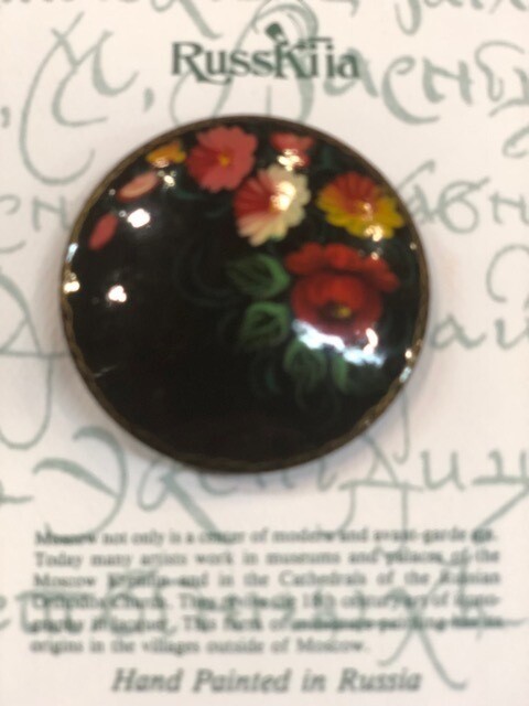 Zhostovo Brooches 20