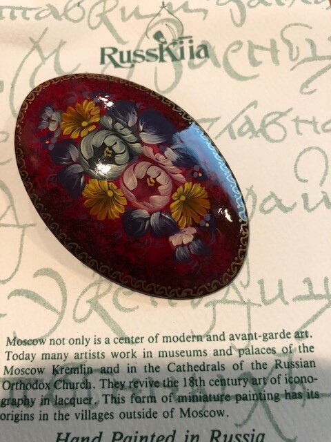 Zhostovo Brooches 05