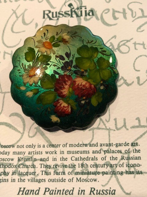 Zhostovo Brooches 12