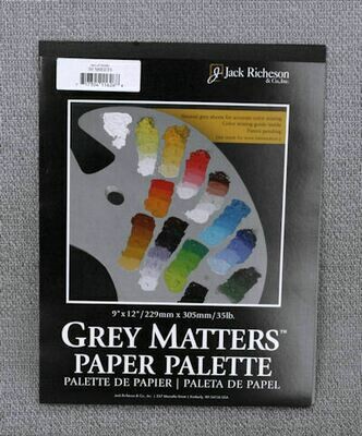 Grey Matter Palette Paper 9 x 12