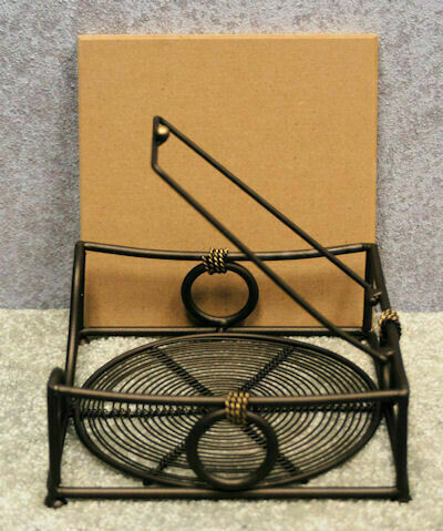 Metal Basket w/Lid Square