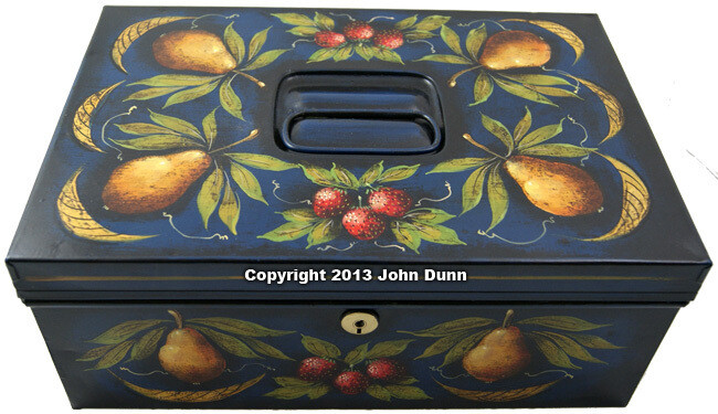 Blue Fruit File Box