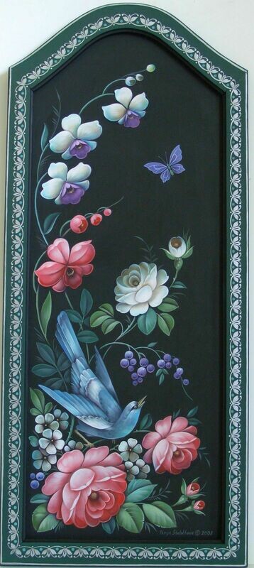 Panel With Bird