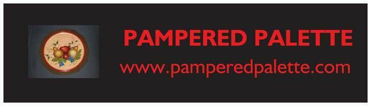Pampered Palette Bumper Sticker