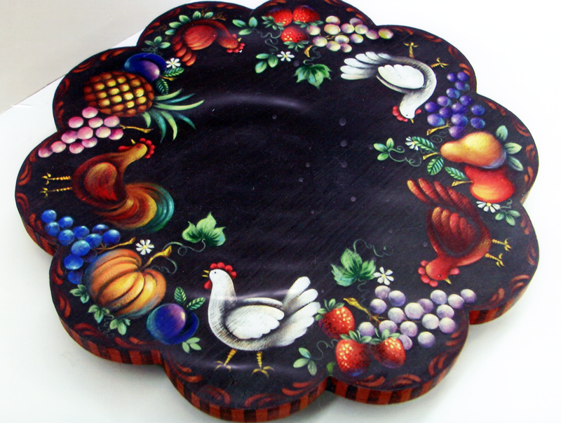 Chicken & Fruit Lazy Susan