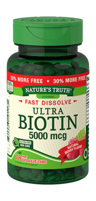 Nature's Truth Ultra Biotin 5000mcg