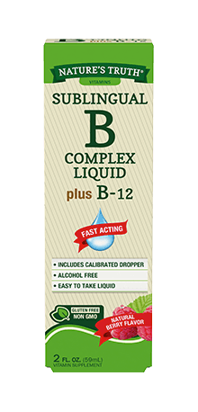 Nature's Truth Sublingual B-Complex Liquid + B-12