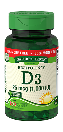 Nature's Truth D3 25mcg (1000IU)