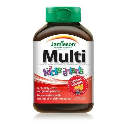 Jamieson Multi Vitamin for kids 60's chewables