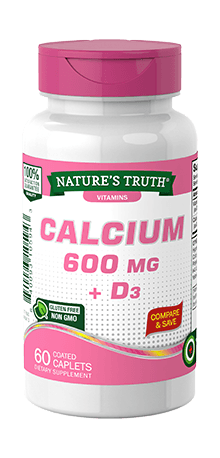 Nature's Truth Calcium 600mg + D3
