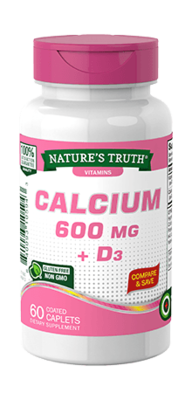Nature's Truth Calcium 600mg + D3