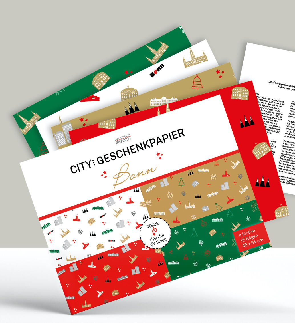 CITY-Geschenkpapier Bonn