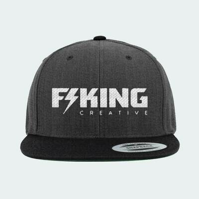 F*King Creative Original Logo Snapback Cap