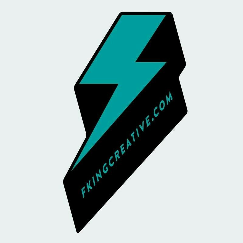 F*King Creative Lightening Sticker