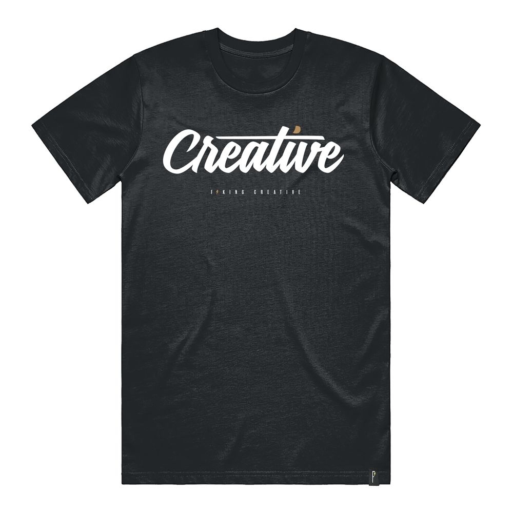 F*King Creative Script Short Sleeve T-Shirt